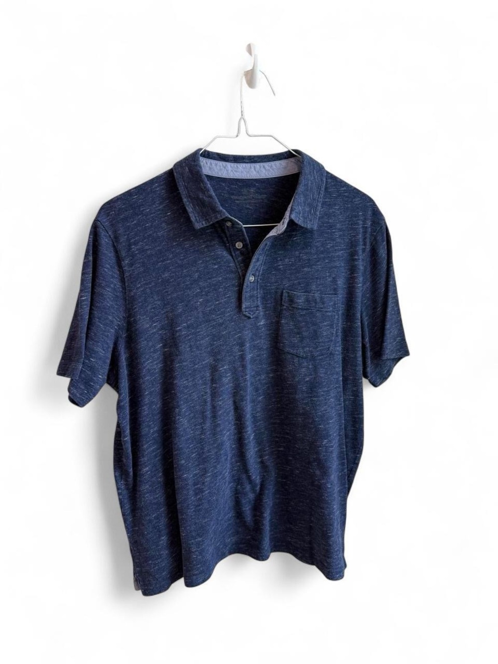 Vineyard Vines Men’s Heathered Navy Blue Polo